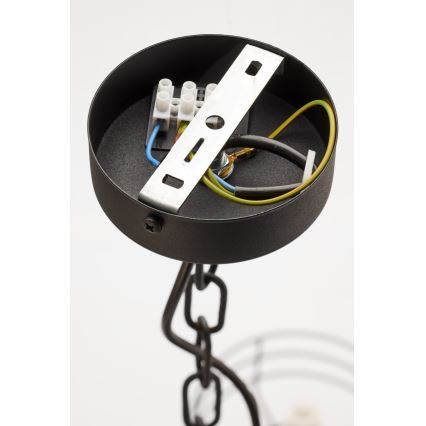 Jupiter 2101 - Luster na lancu ARTHUR 5xE27/15W/230V plava/crna