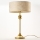 Jupiter 2112 - Stolna lampa KASZMIR 1xE27/15W/230V bijela/zlatna/dekor mramora