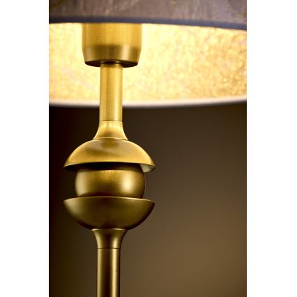 Jupiter 2112 - Stolna lampa KASZMIR 1xE27/15W/230V bijela/zlatna/dekor mramora