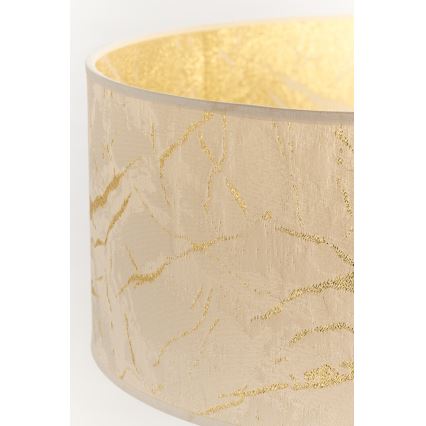 Jupiter 2112 - Stolna lampa KASZMIR 1xE27/15W/230V bijela/zlatna/dekor mramora