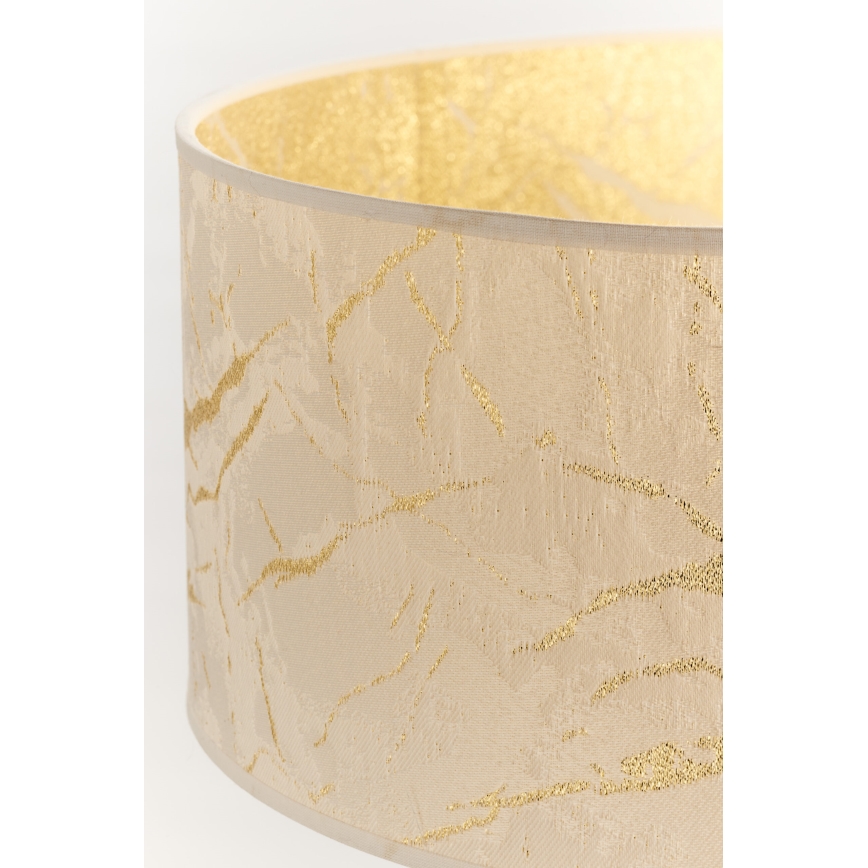 Jupiter 2112 - Stolna lampa KASZMIR 1xE27/15W/230V bijela/zlatna/dekor mramora