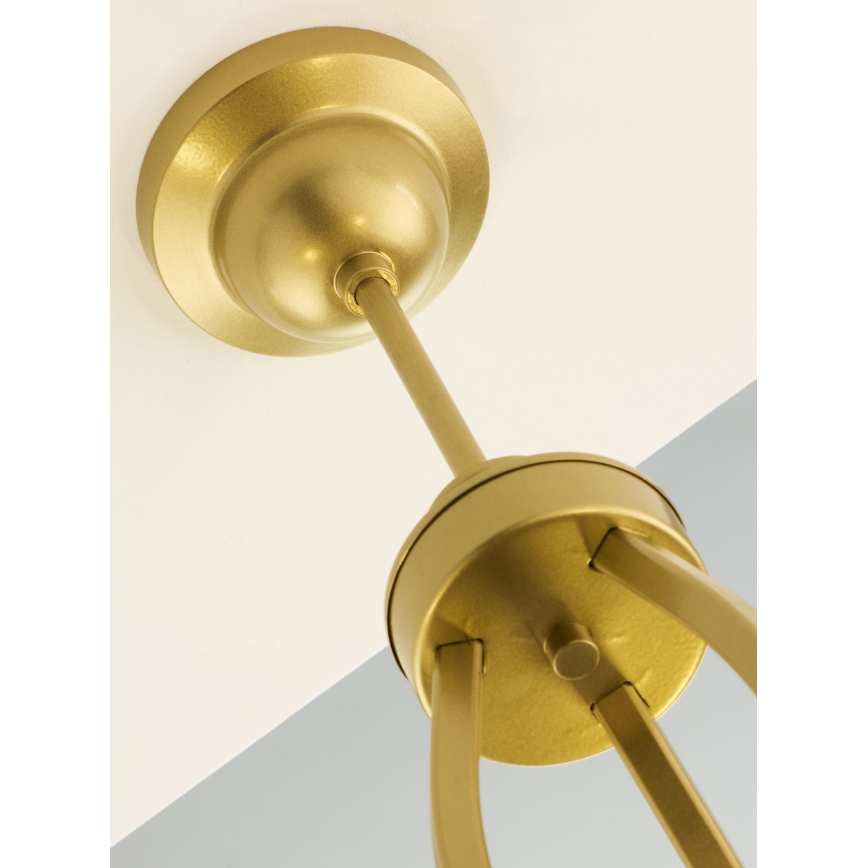 Jupiter 2113 - Luster na šipci KASZMIR 3xE27/15W/230V plavo-zlatni