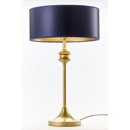 Jupiter 2116 - Stolna svjetiljka KASZMIR 1xE27/15W/230V plava/zlatna