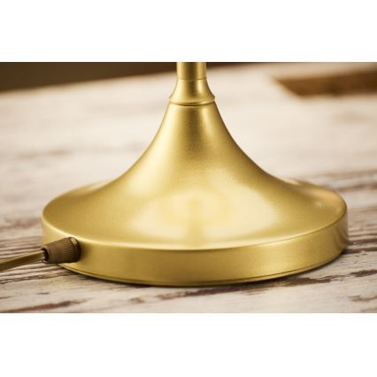 Jupiter 2116 - Stolna svjetiljka KASZMIR 1xE27/15W/230V plava/zlatna