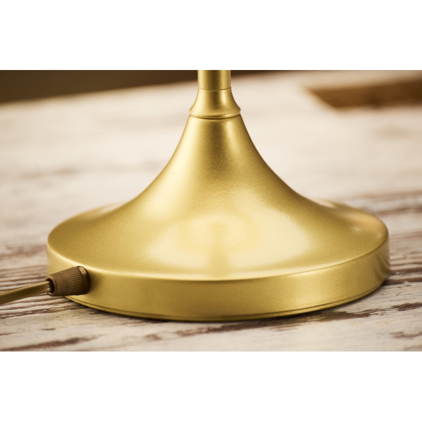 Jupiter 2116 - Stolna svjetiljka KASZMIR 1xE27/15W/230V plava/zlatna