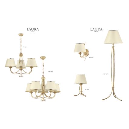 Jupiter 517 - LAL - Stolna lampa LAURA 1xE27/60W/230V