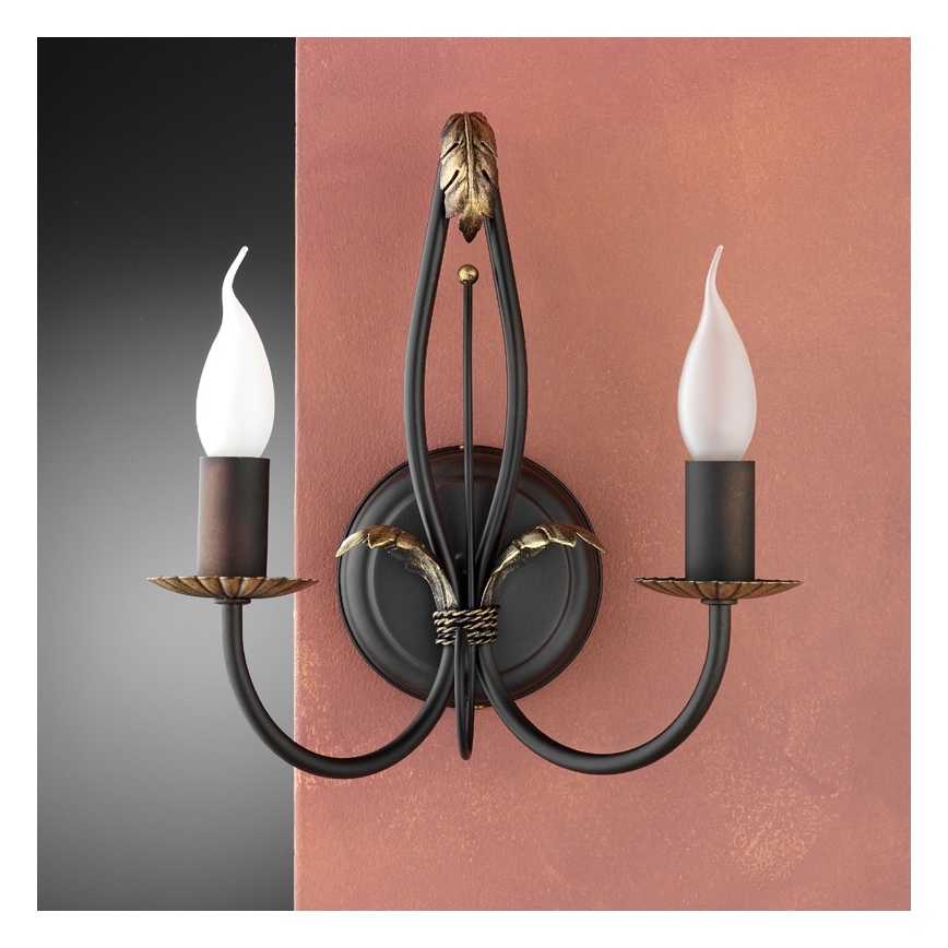 Jupiter 594 - PR K - Zidna svjetiljka PORTO 2xE14/40W/230V