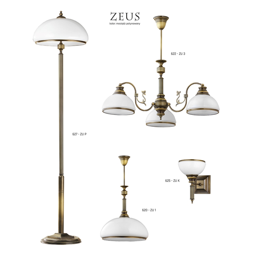 Jupiter 627 - ZU P - Stajaća lampa ZEUS 2xE27/60W/230V