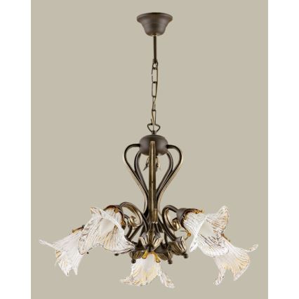 Jupiter 734 - KE5 - Luster viseći na lancu KENT 5xE14/40W