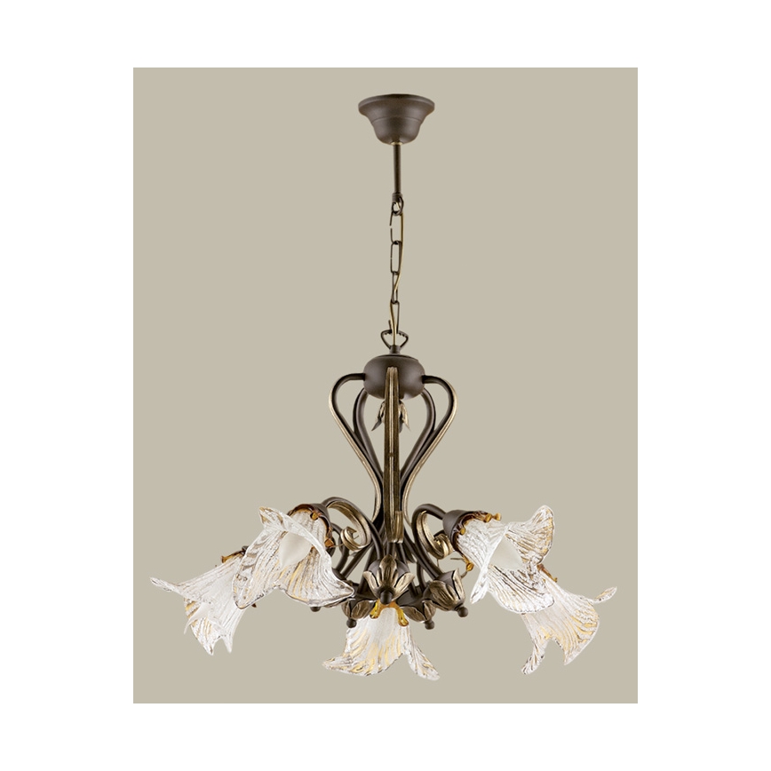 Jupiter 734 - KE5 - Luster viseći na lancu KENT 5xE14/40W