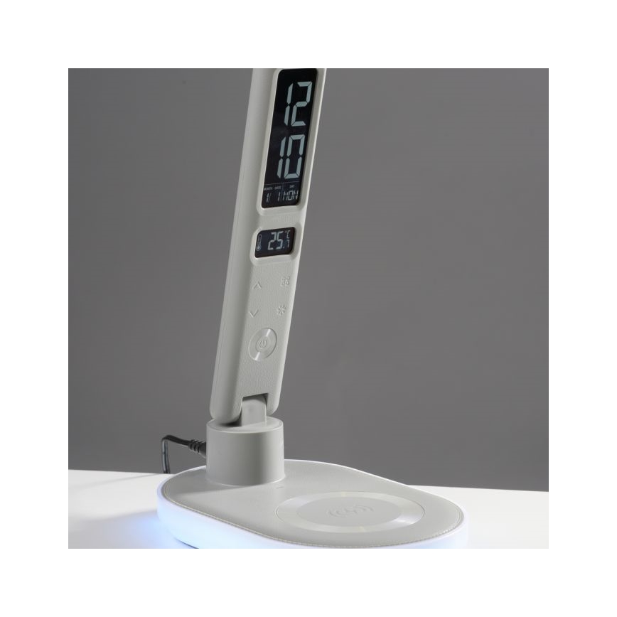 JUST LIGHT. 11018-16 - LED RGBW Regulirana dodirna stolna lampa s bežičnim punjenjem TINA LED/4W/230V bijela