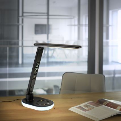 JUST LIGHT. 11018-18 - LED RGBW LED Prigušiva stolna lampa na dodir s bežičnim punjenjem TINA LED/4W/230V