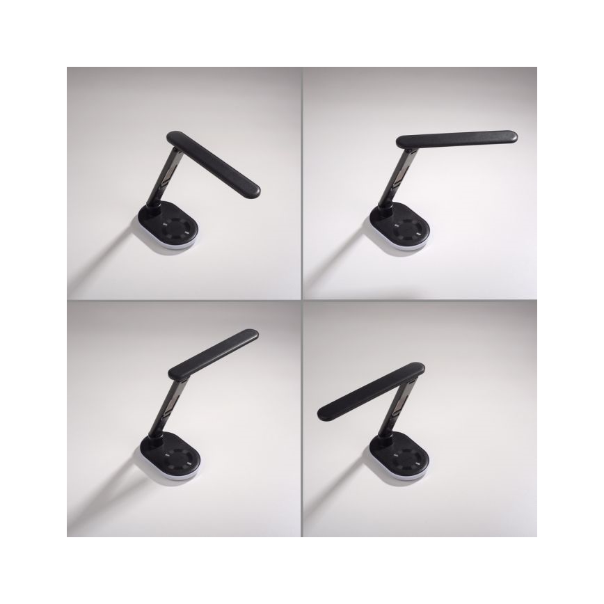 JUST LIGHT. 11018-18 - LED RGBW LED Prigušiva stolna lampa na dodir s bežičnim punjenjem TINA LED/4W/230V