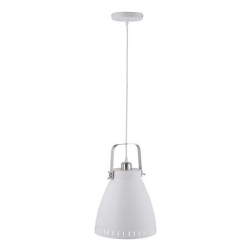 JUST LIGHT. 11060-16 - Luster na sajli EVA 1xE27/60W/230V pr. 26,5 cm bijela