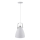 JUST LIGHT. 11060-16 - Luster na sajli EVA 1xE27/60W/230V pr. 26,5 cm bijela