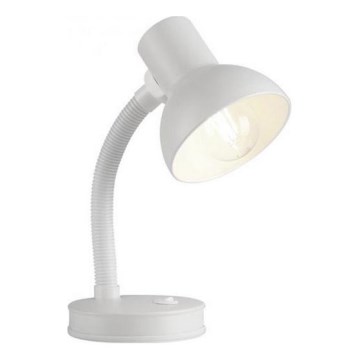 JUST LIGHT. 11080-16 - Fleksibilna stolna lampa FLEXI 1xE27/25W/230V bijela