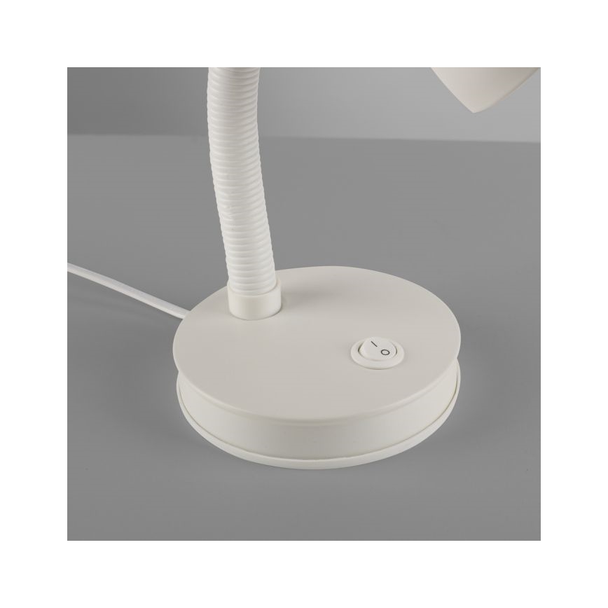 JUST LIGHT. 11080-16 - Fleksibilna stolna lampa FLEXI 1xE27/25W/230V bijela