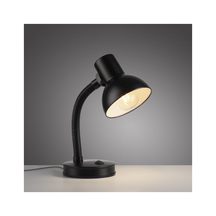 JUST LIGHT. 11080-18 - Fleksibilna stolna lampa FLEXI 1xE27/25W/230V crna