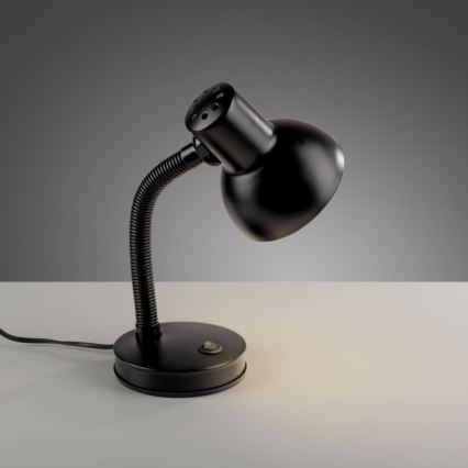 JUST LIGHT. 11080-18 - Fleksibilna stolna lampa FLEXI 1xE27/25W/230V crna