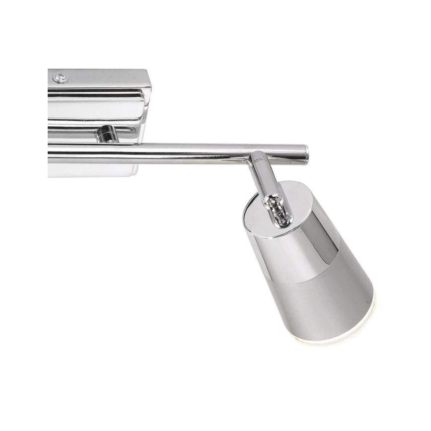 JUST LIGHT. 11229-17 - LED Reflektorska svjetiljka DALLI 2xLED/3,5W/230V sjajni krom