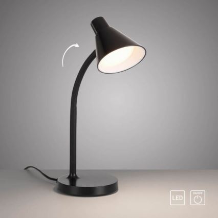 JUST LIGHT. 11248-18 - LED Fleksibilna stolna lampa PIXIE LED/4,5W/230V crna