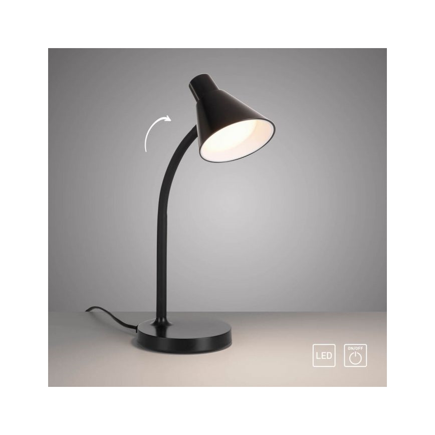 JUST LIGHT. 11248-18 - LED Fleksibilna stolna lampa PIXIE LED/4,5W/230V crna