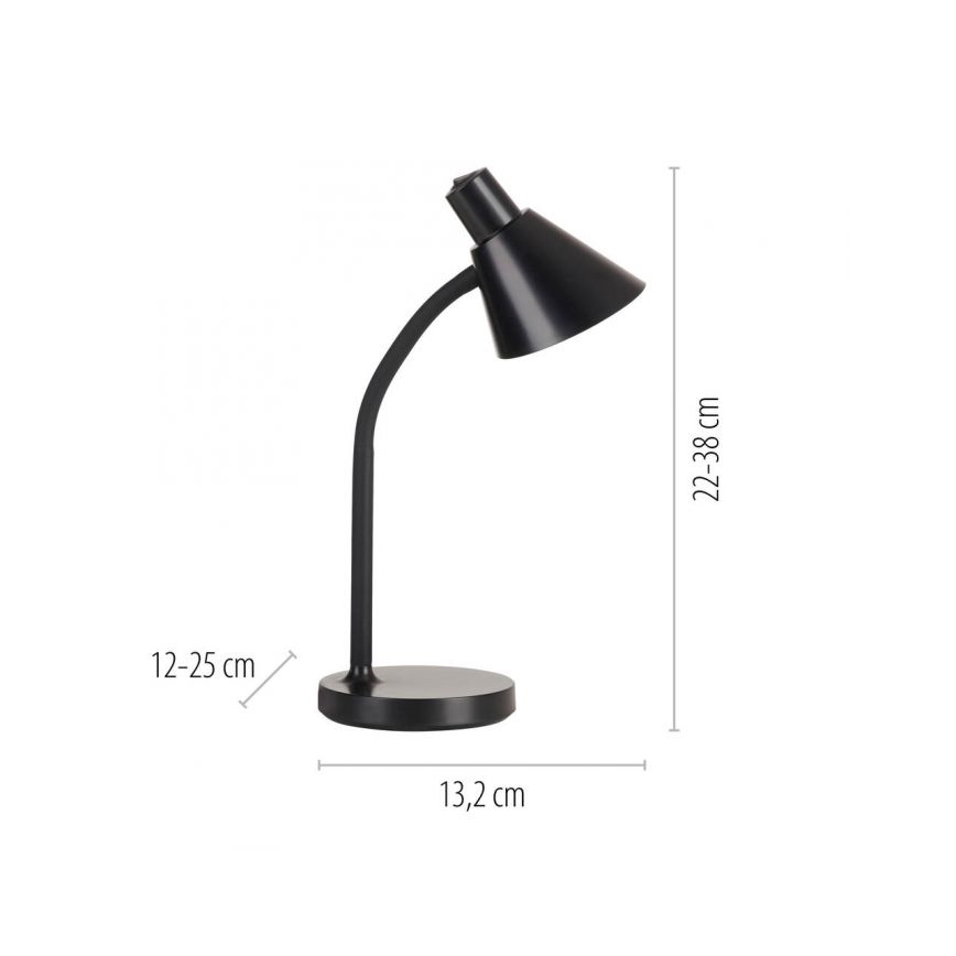 JUST LIGHT. 11248-18 - LED Fleksibilna stolna lampa PIXIE LED/4,5W/230V crna