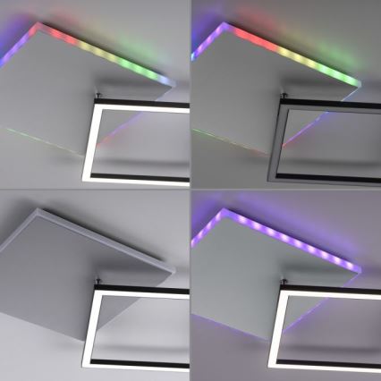 JUST LIGHT. 11327-95 - LED RGBW Dimmabilno stropno svjetlo RENDA LED/31W/230V 2700-5000K + daljinski upravljač