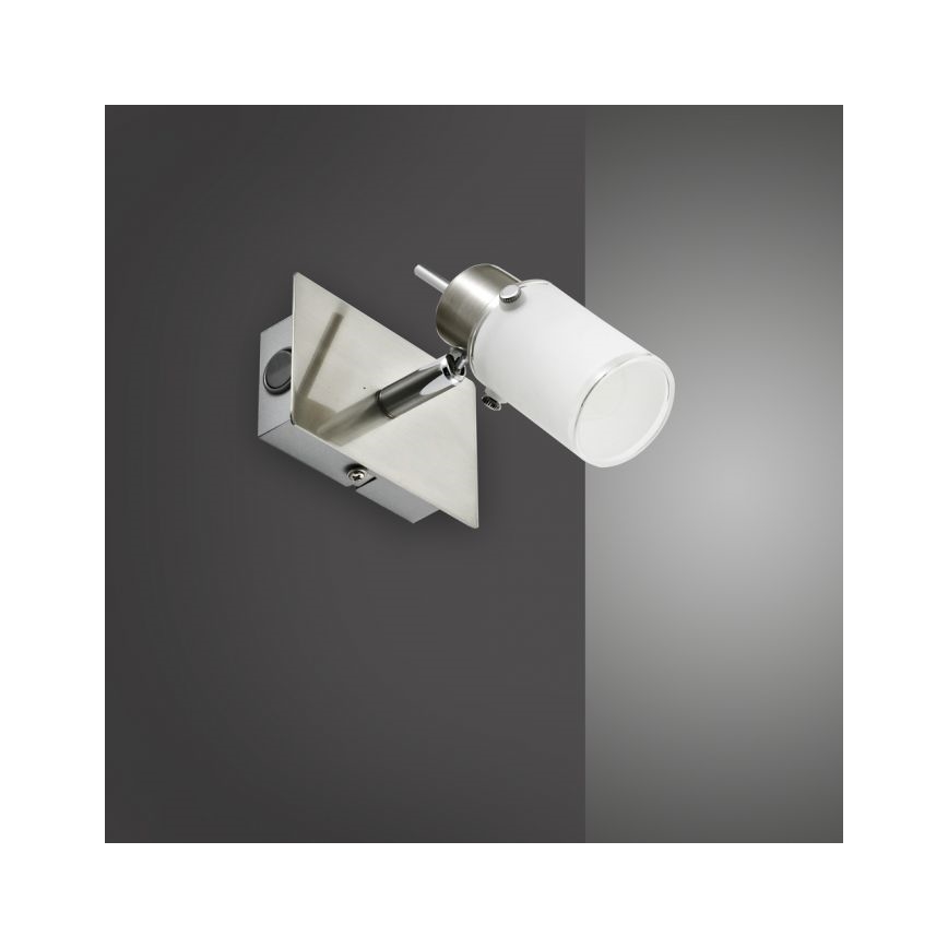 JUST LIGHT. 11931-55 - LED Zidna reflektorska svjetiljka MAX 1xGU10/4W/230V mat krom