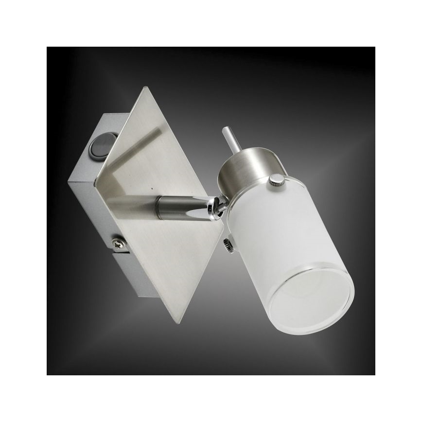 JUST LIGHT. 11931-55 - LED Zidna reflektorska svjetiljka MAX 1xGU10/4W/230V mat krom
