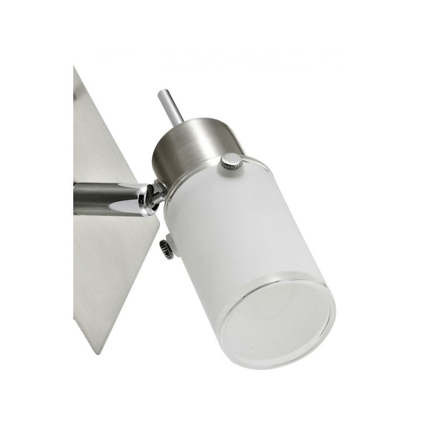 JUST LIGHT. 11931-55 - LED Zidna reflektorska svjetiljka MAX 1xGU10/4W/230V mat krom