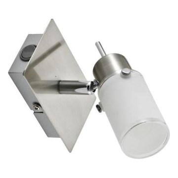 JUST LIGHT. 11931-55 - LED Zidna reflektorska svjetiljka MAX 1xGU10/4W/230V mat krom