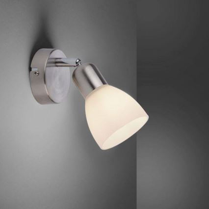 JUST LIGHT. 11951-55 - Zidna reflektorska svjetiljka KARO 1xE14/40W/230V mat krom