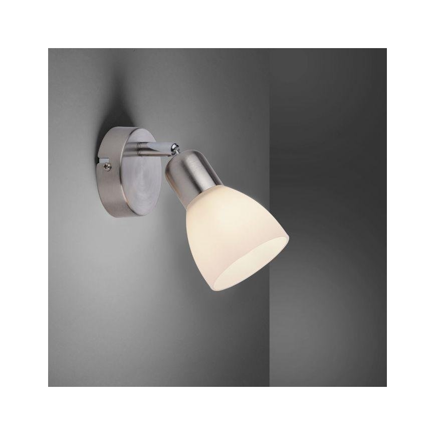JUST LIGHT. 11951-55 - Zidna reflektorska svjetiljka KARO 1xE14/40W/230V mat krom