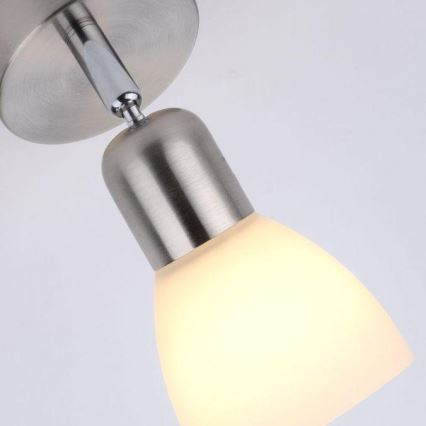 JUST LIGHT. 11951-55 - Zidna reflektorska svjetiljka KARO 1xE14/40W/230V mat krom