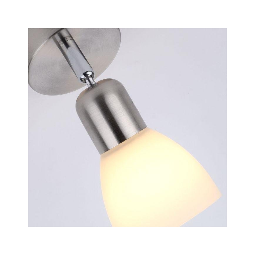 JUST LIGHT. 11951-55 - Zidna reflektorska svjetiljka KARO 1xE14/40W/230V mat krom