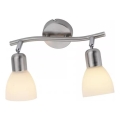 JUST LIGHT. 11952-55 - Spot svjetiljka KARO 2xE14/40W/230V matni krom