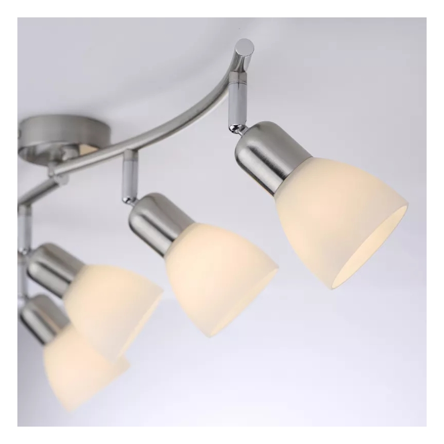 JUST LIGHT. 11954-55 - Spot svjetiljka KARO 4xE14/40W/230V matni krom