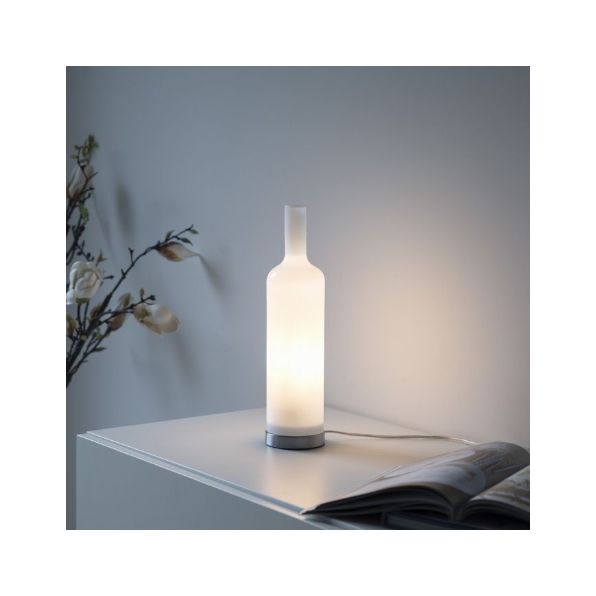 JUST LIGHT. 14006-16 - Stolna lampa BOTTLE 1xE14/25W/230V bijela