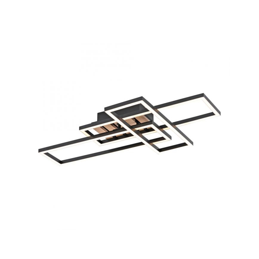 JUST LIGHT. 14051-79 - LED stropna svjetiljka AKUSTIKA LED/20,5W/230V hrast/crna