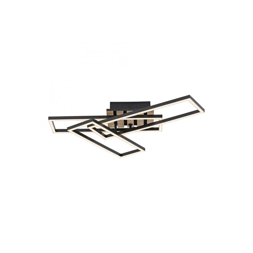JUST LIGHT. 14051-79 - LED stropna svjetiljka AKUSTIKA LED/20,5W/230V hrast/crna