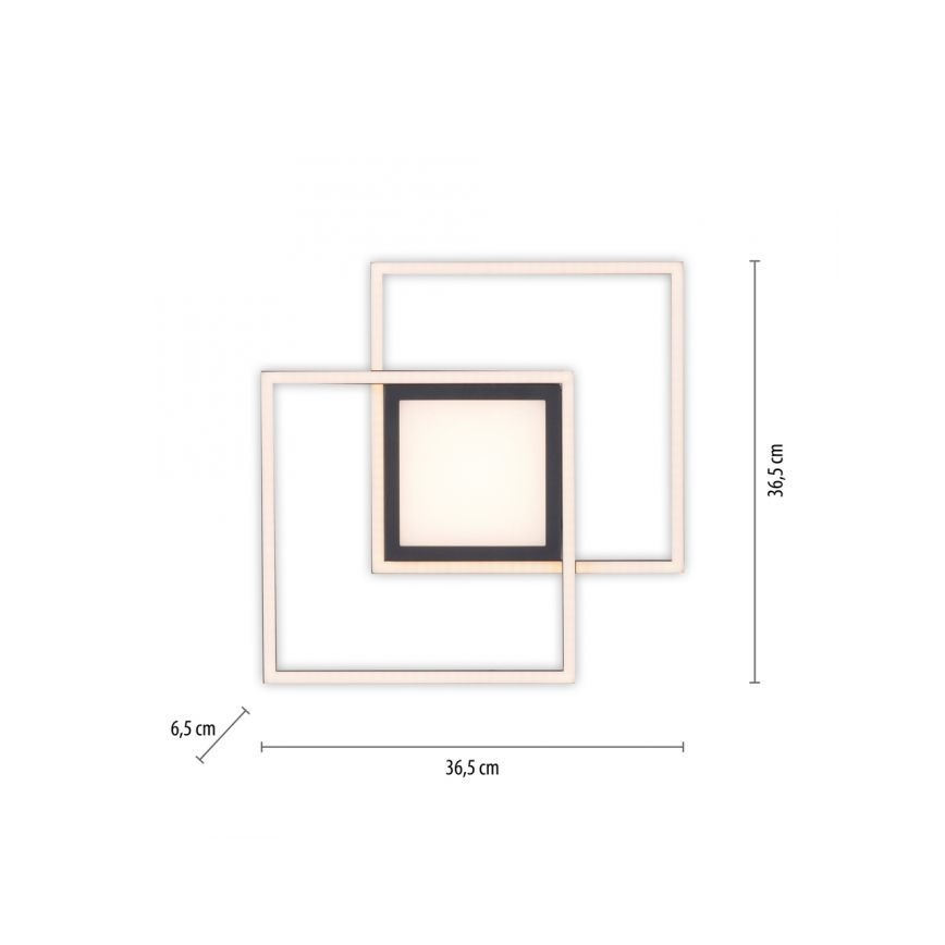 JUST LIGHT. 14144-18 - LED Stropna svjetiljka ASMIN LED/26W/230V