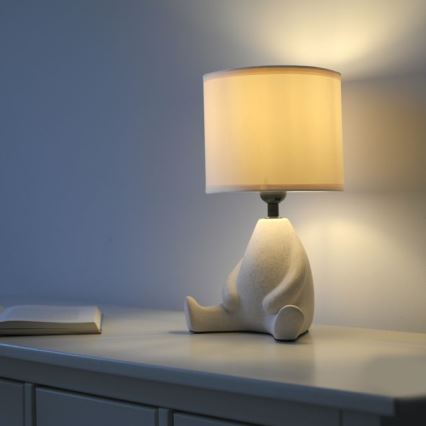 JUST LIGHT. 14190-39 - Stolna lampa TED 1xE27/25W/230V bež