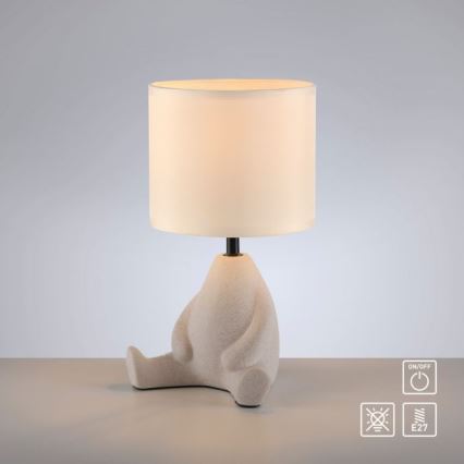 JUST LIGHT. 14190-39 - Stolna lampa TED 1xE27/25W/230V bež