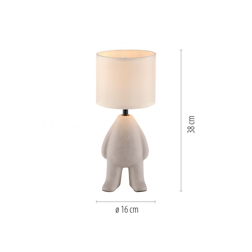 JUST LIGHT. 14191-39 - Stołna lampa TED 1xE27/25W/230V bež