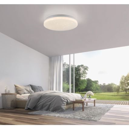 JUST LIGHT. 14275-16 - LED Stropna svjetiljka URANUS LED/10W/230V pr. 26 cm bijela