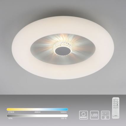 JUST LIGHT. 14383-16 - LED Prigušiva stropna svjetiljka VERTIGO LED/26W/230V 2700-5000K bijela + daljinski upravljač