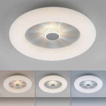 JUST LIGHT. 14383-16 - LED Prigušiva stropna svjetiljka VERTIGO LED/26W/230V 2700-5000K bijela + daljinski upravljač