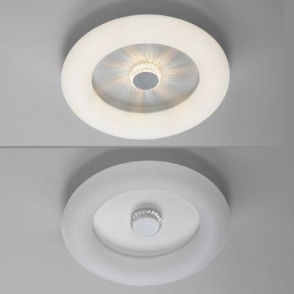 JUST LIGHT. 14383-16 - LED Prigušiva stropna svjetiljka VERTIGO LED/26W/230V 2700-5000K bijela + daljinski upravljač