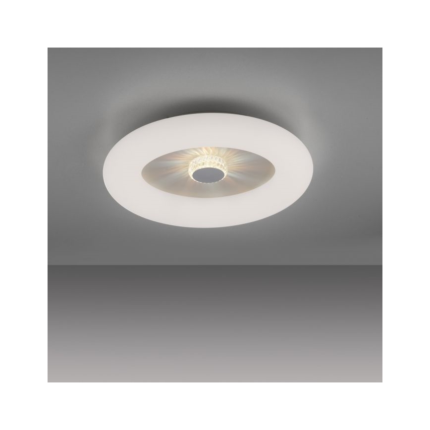 JUST LIGHT. 14383-16 - LED Prigušiva stropna svjetiljka VERTIGO LED/26W/230V 2700-5000K bijela + daljinski upravljač